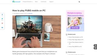 
                            6. Top 3 Ways to Play PUBG Mobile on PC /Mac - Apowersoft