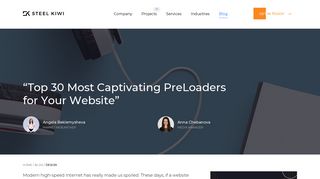 
                            7. Top 30 Most Captivating PreLoaders for Your Website - SteelKiwi