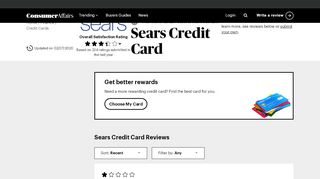 
                            6. Top 320 Reviews and Complaints about Sears Credit Card