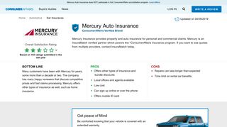
                            10. Top 371 Reviews and Complaints about Mercury Auto Insurance
