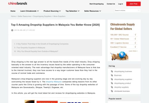 
                            7. Top 5 Amazing Dropship Suppliers in Malaysia ... - Chinabrands.com