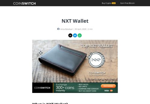 
                            10. Top 5 Best NXT Wallets in 2019 [Latest NXT Wallets Compared]