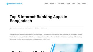 
                            8. Top 5 Internet Banking Apps in Bangladesh(2018) - An Unbiased ...