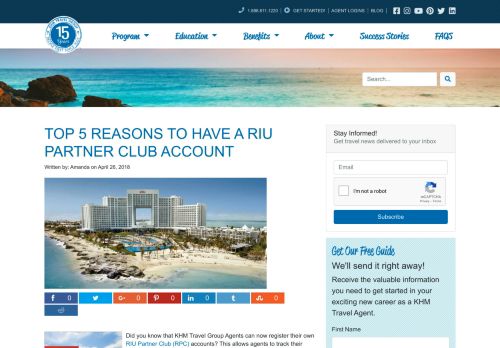 
                            10. Top 5 Reasons to Have a RIU Partner Club Account | Become a Travel ...