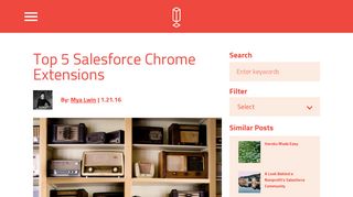 
                            11. Top 5 Salesforce Chrome Extensions - Idealist Consulting