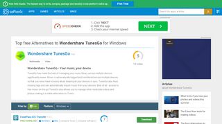 
                            12. Top 6 free alternatives to Wondershare TunesGo for Windows