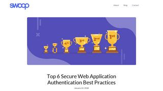 
                            13. Top 6 Secure Web Application Authentication Best Practices : Swoop ...