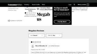 
                            12. Top 636 Reviews and Complaints about Megabus