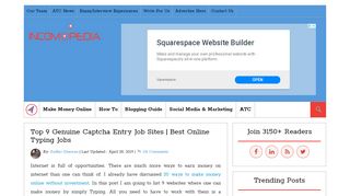 
                            9. Top 7 Captcha Entry Jobs Sites | Best Typing Jobs from Home