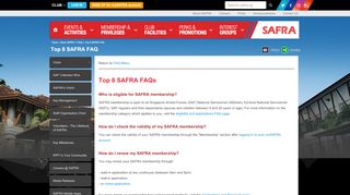 
                            9. Top 8 SAFRA FAQ | FAQs
