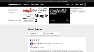 
                            12. Top 87 Reviews and Complaints about Mingle2 | Page 2