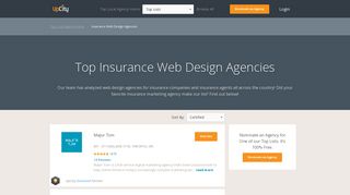 
                            12. Top 9 Insurance Web Design Agencies - February 2019 Reviews