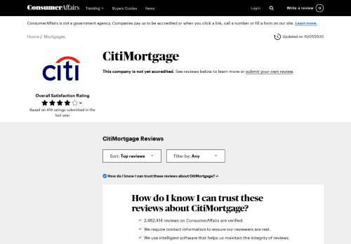 
                            12. Top 992 Reviews and Complaints about CitiMortgage