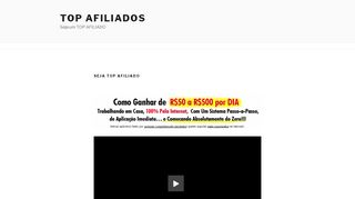 
                            4. Top Afiliados - Compre aqui o TOP AFILIADO 2.0 + Bônus!