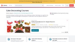 
                            6. Top Cake Decorating Courses Online - Updated February 2019 | Udemy