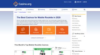 
                            9. Top Casinos for Mobile Roulette 2019 – Top Roulette Games