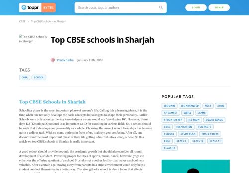 
                            9. Top CBSE Schools in Sharjah - Read to Learn More Here! - ...