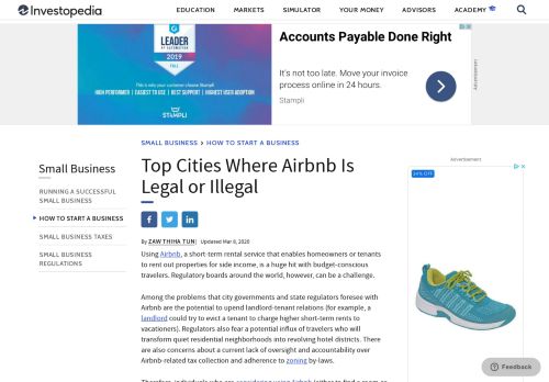 
                            8. Top Cities Where Airbnb Is Legal Or Illegal - Investopedia