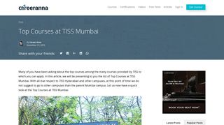 
                            10. Top Courses at TISS Mumbai - Career Anna