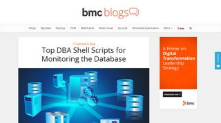 
                            10. Top DBA Shell Scripts for Monitoring the Database – BMC Blogs