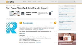 
                            9. Top Free Classified Ads Sites In Ireland - TheTopTens®