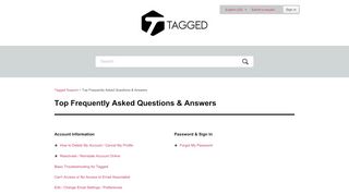 
                            11. Top Frequently Asked Questions & Answers – Tagged Support