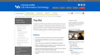 
                            5. Top Hat - UBIT - University at Buffalo