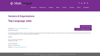 
                            9. Top Language Jobs | MultiLingual