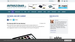 
                            5. Top News: AKAI MPC ELEMENT - AMAZONA.de