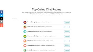 
                            3. Top Omegle Chatrooms - ChatRoulette Alternative Video Chat with ...