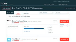 
                            4. Top Pay Per Click (PPC) Companies - 2019 Reviews | ...