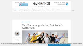 
                            11. Top-Platzierungen beim „Best Azubi“-Wettbewerb - Main-Post