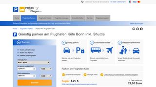 
                            9. Top-Preis Parkplatz am Flughafen in Köln - Parken und Fliegen