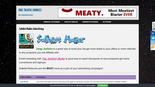 
                            12. Top Ranking Safelist Mailer | Free Traffic Sources