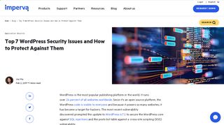 
                            9. Top Seven WordPress Security Issues and How to Protect Against Them