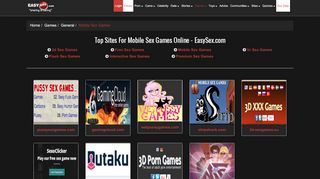 
                            10. Top Sites For Mobile Sex Games Online - EasySex.com
