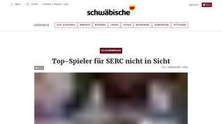 
                            8. Top-Spieler für SERC nicht in Sicht - Schwäbische Zeitung