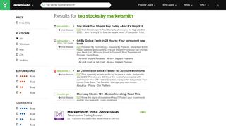 
                            10. Top Stocks by MarketSmith for iOS - Free download and software ...