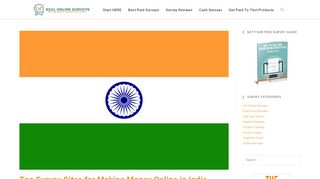 
                            13. Top Survey Sites for Making Money in India - Real Online Surveys