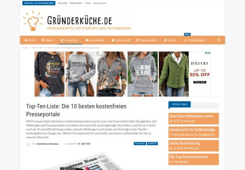 
                            5. Top-Ten-Liste: Die besten 10 kostenfreien Presseportale ...