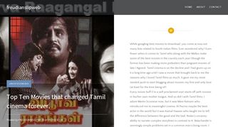 
                            13. Top Ten Movies that changed Tamil cinema forever. – freudianslipweb