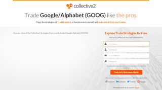 
                            4. Top Trading Strategies with Google/Alphabet (GOOG) - Collective2