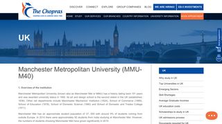 
                            12. Top University in Uk | Manchester Metropolitan University Mmu M40 ...
