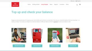 
                            6. Top up and check your balance | Snapper