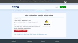 
                            8. Top Up Beeline Russia - ezetop.com