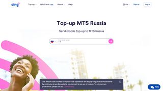 
                            6. Top-up MTS | Recharge Russia – Ding