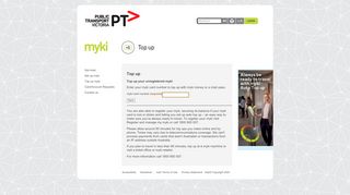 
                            3. Top up myki - Get myki