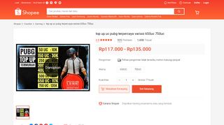 
                            4. TOP UP UC PUBG MOBILE TERMURAH TERPERCAYA Variasi ...