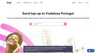 
                            8. Top-up Vodafone Online. Send Recharge to Portugal | Ding