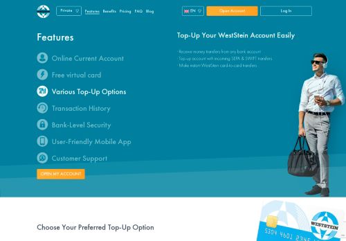 
                            11. Top-Up WestStein Online Current Account | WestStein
